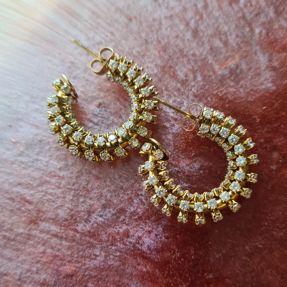 Crystal Hoops