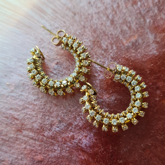 Crystal Hoops